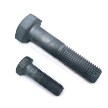 Carbon Steel Hot DIP Galvanized Hex Head Steel Transmission Tower Bolt WITH A563-a Hex Nut